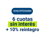 Patagonia 6 s/int + 10% reintegro