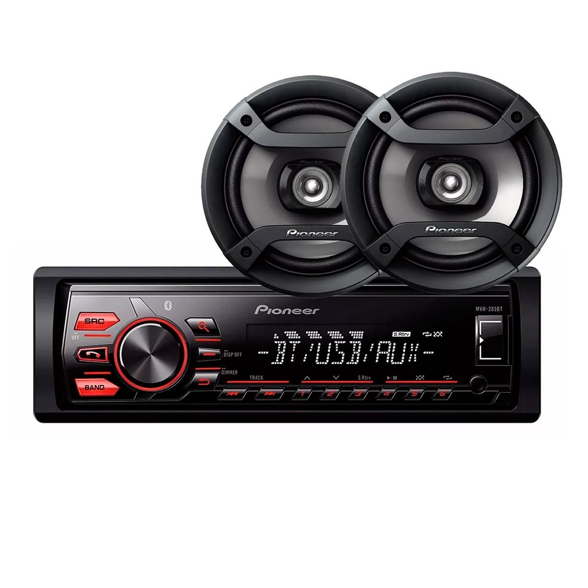 Autoradio + 2 Parlantes Pioneer