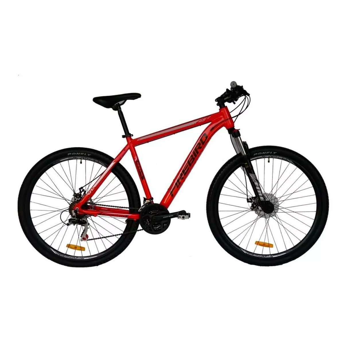 Bicicleta Adulto Fire Bird R29 21V Color Rojo/Negro Talle M