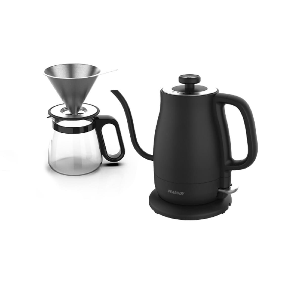 Cafetera eléctrica por goteo - acero inox - 1,8 ltr. - Peabody