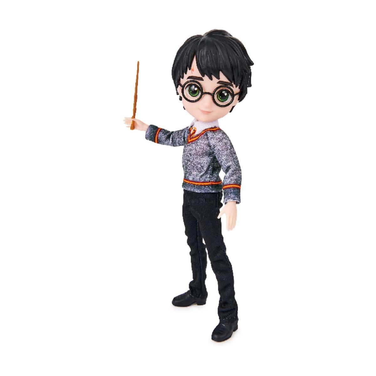 Harry Potter muñeco con varita y accesorios - Juguetes Vulcanita