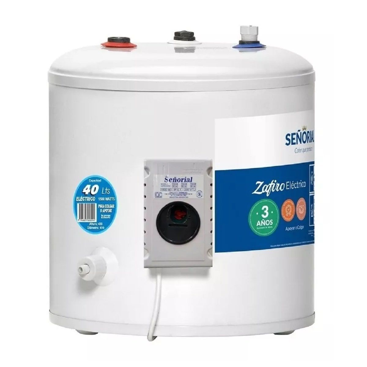 Termo Intelligent Eléctrico Trifásico Galvanizado 500L – 1300L