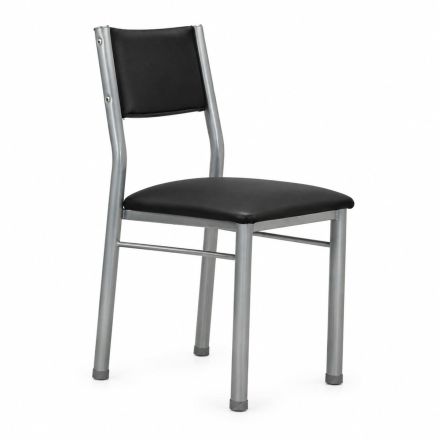 Silla De Cocina Dakot Juliana Caño Gris Tapizada