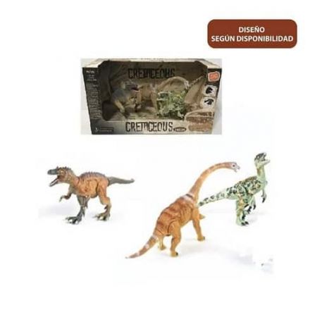 Set Dinosuario Wabro Cretaceous C/6-4P 99553