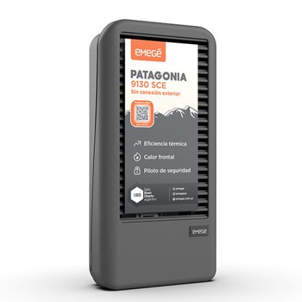 Calefactor Sin Salida Emege Patagonia SCE-9130 3000C M-Gas