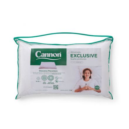 Almohada Cannon Exclusive Nucleo Espuma Hipersoft 70X40