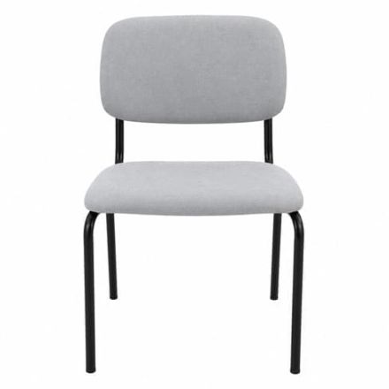 Silla De Cocina Dakot Miranda Caño Negro Tapizado Mica