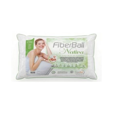 Almohada Fiberball Nativa Con Faja 0.70X0.40